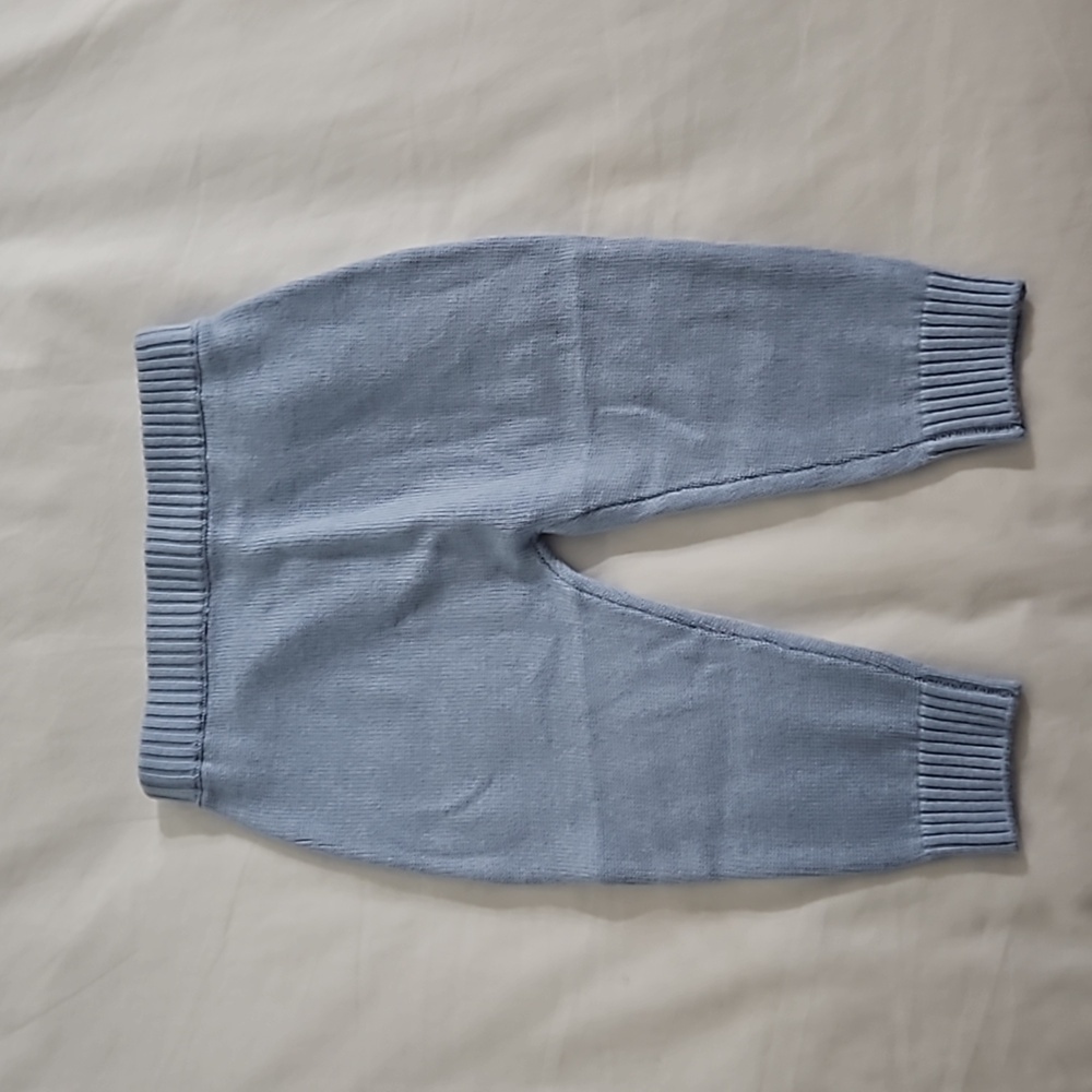 Cygnet living Knitted Baby Pant DUSTY BLUE